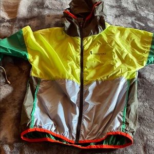 Cotopaxi color block windbreaker size small